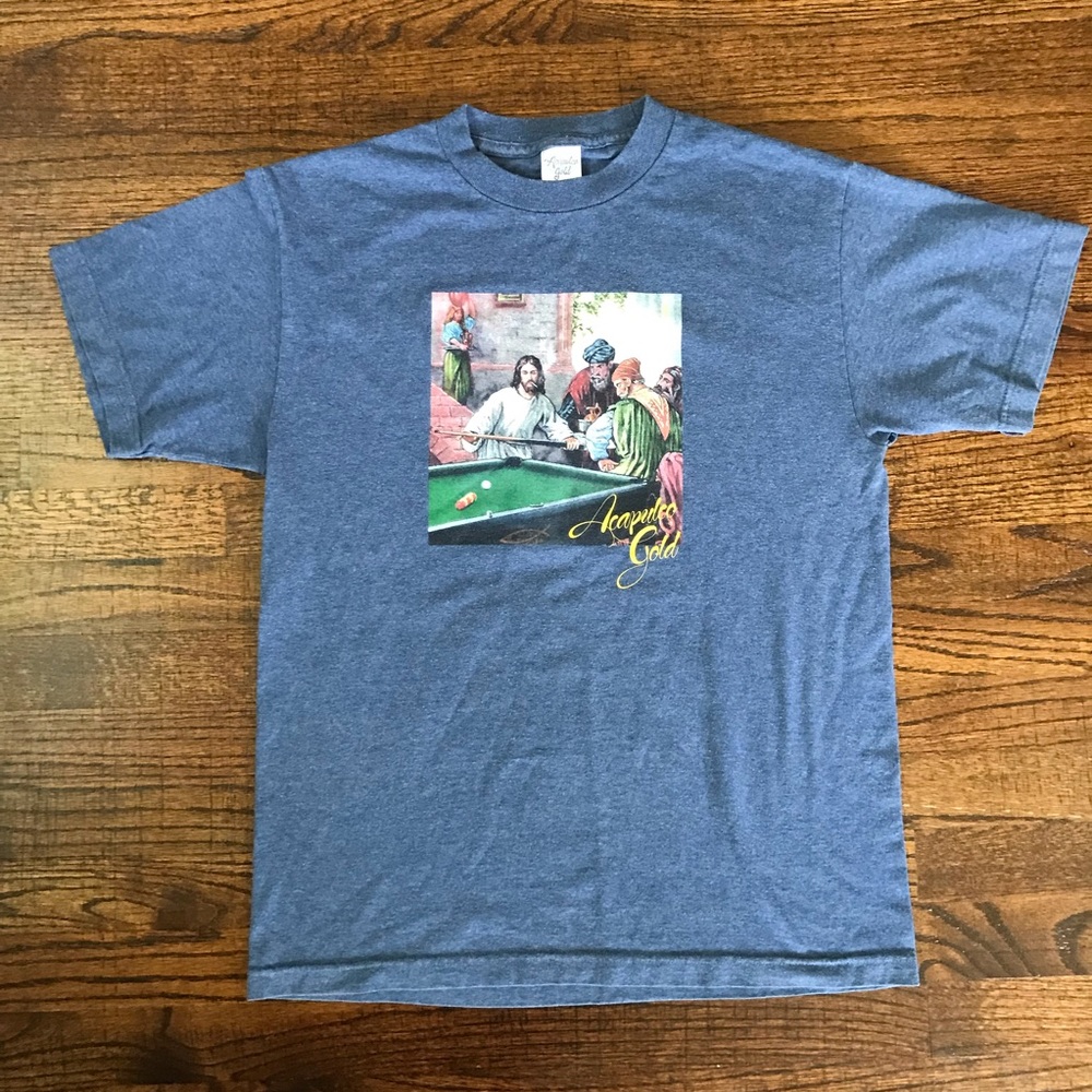 Vintage Acapulco Gold Trick Shot Jesus Sz M
